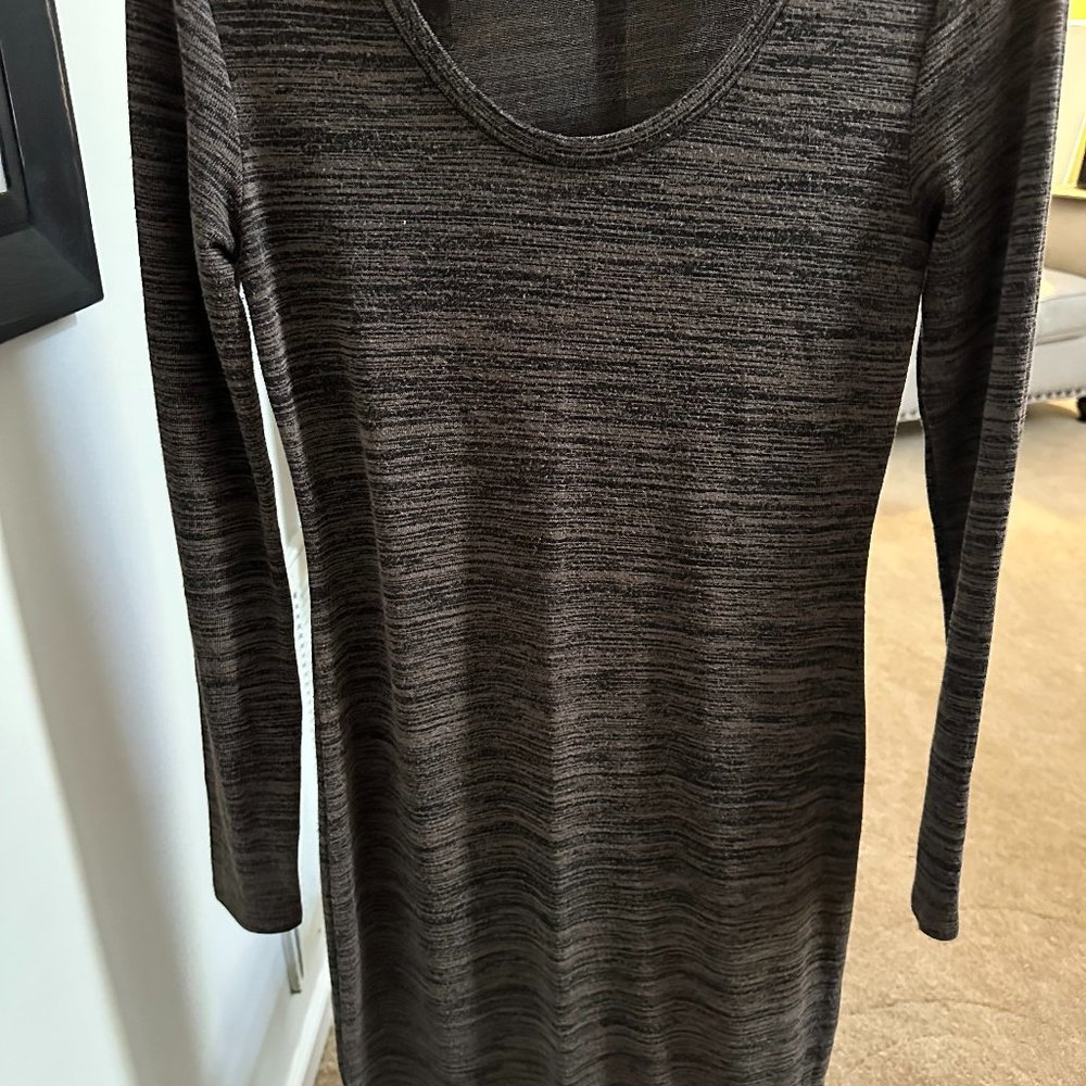 Black and Brown Maxi Dress